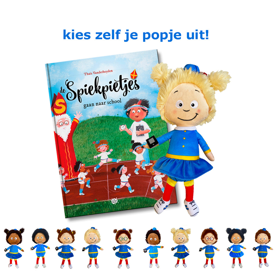 Voordeelpakket De Spiekpietjes gaan naar school + popje