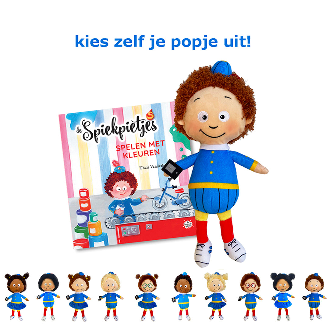 Voordeelpakket De Spiekpietjes spelen met kleuren + popje