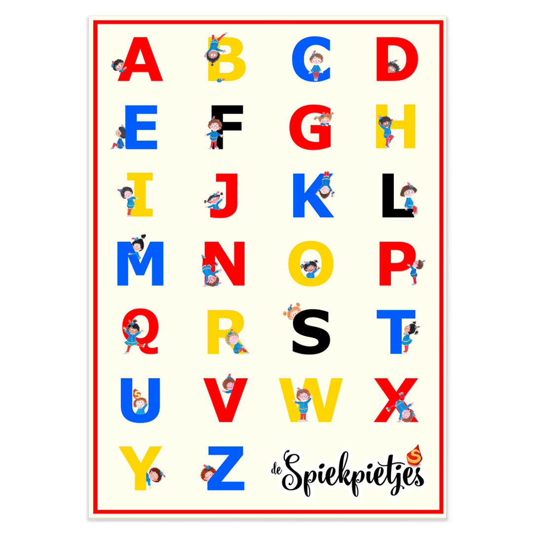 Spiekpietjes ABC poster