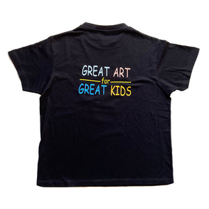 T-shirt 'Great Art' zwijntje met de parel