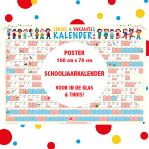 School & Vakantiekalender 10 stuks