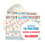 Afbeelding in Gallery-weergave laden, School &amp; Vakantiekalender 10 stuks
