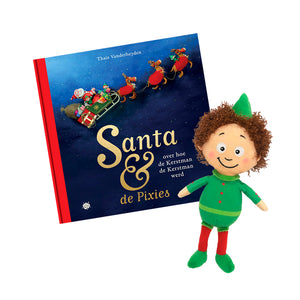 Digitaal lespakket Santa & de Pixies + boek + pop