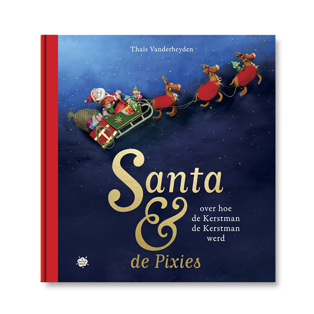 boek over kerstman in zijn slee
