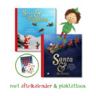 pakket kerstboeken en pop kerstelf